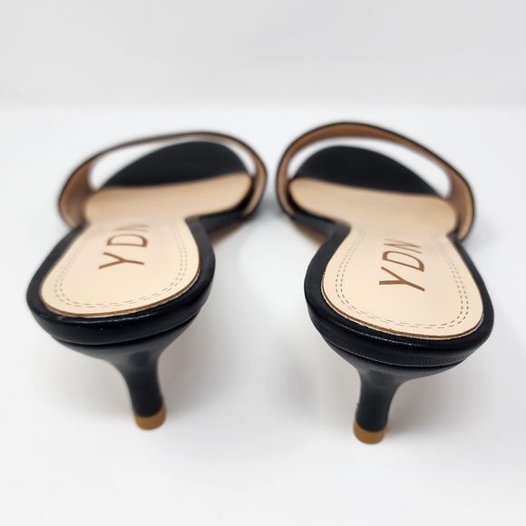 YDN Black Kitten Heels - Picture 6 of 10